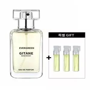에버그린 [우디 허브 피톤치드와 오크모스의 촉촉함 명품 니치 오드퍼퓸 향수 32ml 바이알 1ML병 3개 추가]