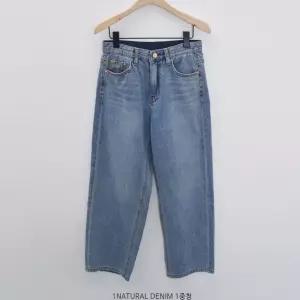[더나무그림] 여성 세미 와이드 일자 데님 팬츠 NCP1SL002 마일드R3SL