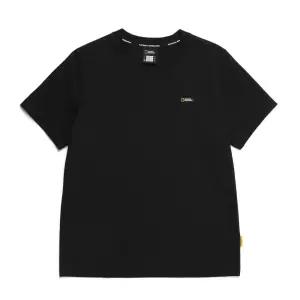 [내셔널지오그래픽]N255UTS910 네오디 스몰로고 반팔 티셔츠 CARBON BLACK
