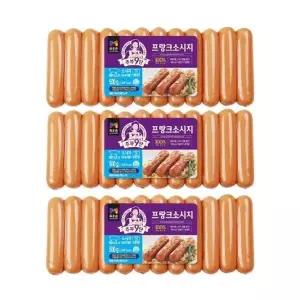 목우촌 주부9단 프랑크소시지 500G 3개