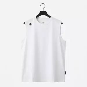 데상트 DESCENTE 터프 워딩 슬리브리스 / D.NAVY SR221UST41-WHT0