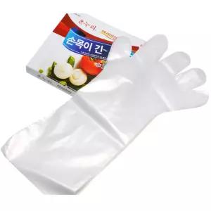 온누리 손목롱장갑 손목긴 비닐장갑 위생장갑 일회용 위생장갑 일회용장갑