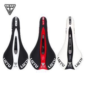 Wildside  사이클링 자전거 안장 MTB 도로 좌석 PU 가죽 편안한 273x135mm 블랙 부품