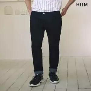 [HUM][본사][HUM]남)반밴딩 인디고 로우 뉴슬림 데님(FHNSDDN104M