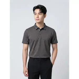 [파크랜드]브라운 카라넥 티셔츠 A2TS2310444A_P423135425