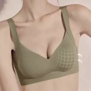 [텐바이텐]노와이어 심리스 감탄브라 3D 웨딩 자세 편한 빅사이즈 볼륨 처짐방