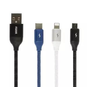 rozet 3in1 케이블 동시 충전 멀티케이블 1.2m/초고속/C타입/고속/휴대폰/아이폰/8핀/충전선/5핀/충전기