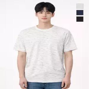[뱅뱅]공용 슬럽 멜란지 베이직 반팔티(NTJ508)