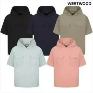 [웨스트우드]WP2WCST736_우먼 릴렉스 셋업 후드 티셔츠_GN