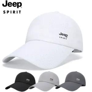 JEEP SPIRIT 남자 여름 볼캡 메쉬 캡모자 통기성 자외선차단 야구모자