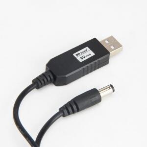 Zhenfa 단일 블록 일렉트릭 기타 이펙트 페달 전원 어댑터, 9V 1A USB 케이블, 5V-9V 파워 뱅크 공급 장치