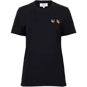 [메종키츠네] 26SS 앤트러사이트 더블 폭스 헤드 레귤러 티셔츠 OW011CFKJ7026 P190