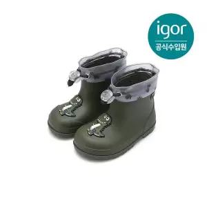 [이고르]멘디 디노 레인부츠 카키 아동레인부츠 키즈장화 IGBTR9M2GK by 트래드후스 433094