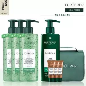 [르네휘테르](강남점)[1만원상품권]포티샤 슈퍼볼륨 샴푸 500ml 트리오(+트래블파우치,포티샤마스크500m...