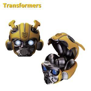 변압기 H1 고품질 블루투스 이어폰 Cool Bumblebee Mecha 모양의 무선 헤드셋 아연 합금