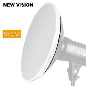 스튜디오 뷰티 접시 반사경용 22인치 55cm 부드러운 흰색 반투명 디퓨저 양말