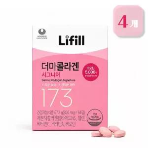 라이필 더마콜라겐 시그니처 최저분자 173달톤 콜라겐 고함량 비오틴 84정 x 4개 MJM