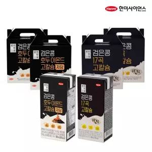 한미 검은콩 고칼슘 호두아몬드 저당 + 17곡 190ml, 총 64입