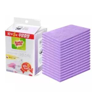 베이킹소다 함유 일회용 수세미 15매입 물때청소시트