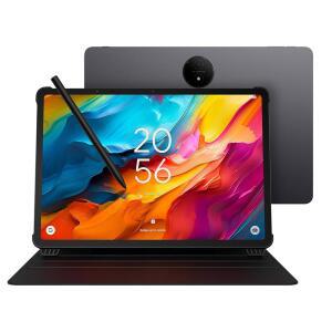 TCL NXTPAPER 14 안드로이드 태블릿, 14.3인치 종이와 같은 디스플레이 드로잉 패드 및 디지털 노트북, 4096레벨 스타일러스 플립 케이스, 8+8GB RAM, 256GB 스토리지, 10000mAh 배터리, 멀티 윈도우, 그레이
