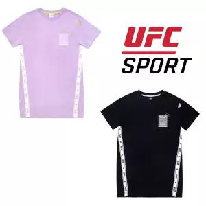 UFC 슬로건 로고 오버핏 슬릿 원피스 U2OPT2201