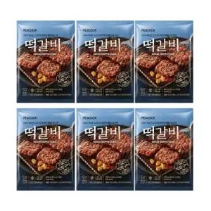 피코크 떡갈비 450g 6팩