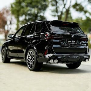 1:24 BMW X5M SUV 합금 자동차 모형 다이캐스트  오프로드 고시뮬레이션 사운드 및 라이트 어린이 장난감