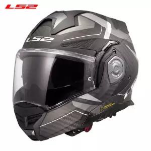 LS2 FF901 ADVANT X CARBON HORIZON MATT SILVER GREY 모듈식 시스템 헬멧 이너바이저