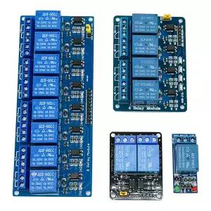 1PCS DC5V 1248 채널 릴레이 모듈광커플러 포함. 아두이노용 출력 X 웨이 1CH 2CH 4CH 8CH