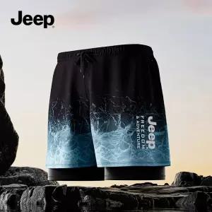 jeep 지프 남자 해변 수영복 운동복 반바지 4부 팬츠