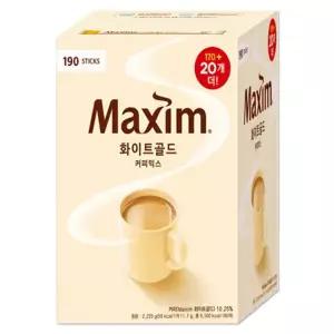 맥심 화이트 골드 190T