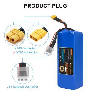 VariCore 22.2V 6S 10000mAh 리튬 충전식 배터리 30C 고속 방전 플러그 포함 드론에 적합