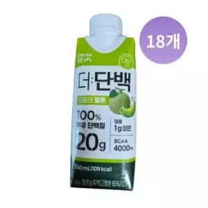 더 단백 드링크 단백질음료 멜론맛,250ml, 18개