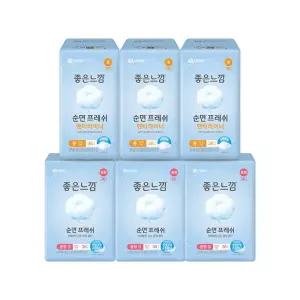 좋은느낌 순면프레쉬 중형 36매 X 3팩+롱 라이너 36매 X 3팩