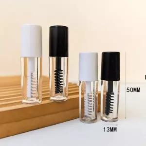 1ml 용량의 빈 마스카라 튜브 소형 투명 속눈썹 영양제 디스펜싱 병 화장품 병