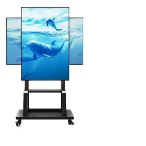 90도 tv 거치대 모니터 대형 회전 돌아가는 탈착식