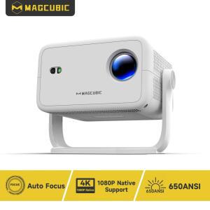 초단초점빔프로젝터 Magcubic L018 4K Android11 프로젝터 650ANSI 자동 초점 키스톤 1080P 360 Wifi6 BT5 휴대용 영화 야외 에어마우스 회전