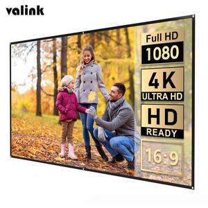 유압식스크린 고휘도 프로젝터 스크린 16 패브릭 프로젝션 사무실 휴대용 3D HD 60 100 120 130 인치