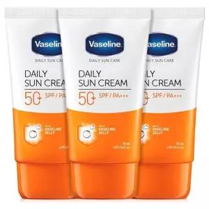 [바세린]유니레버 바세린 자외선차단 데일리 선크림 50ml 3개 SPF50+ PA++++ /혼합자차..[35997537]