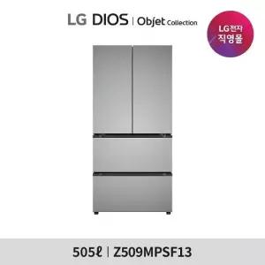 LG 오브제 505리터 김치냉장고 메탈 프라임실버 Z509MPSF13