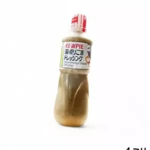 WL 큐피 딥 로스티드 참깨드레싱 1L X 4개 일본 양배추 샐러드 참깨소스 일본소스 드래싱