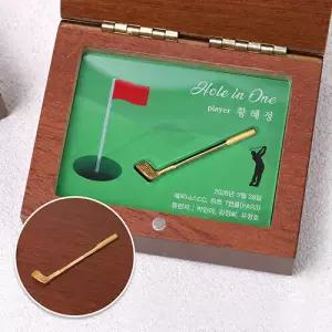 순금 골프채 심플우드케이스 1.87g 24K 홀인원 이글 싱글 우승 기념선물