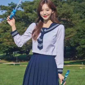 교복몰 귀여운 기본 일본여고생 세라복 세트 (긴팔)