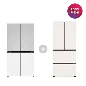 [LG][LG전자 직영] LG 디오스 세트상품 T876MEE012+Z403MEEF53 (냉장고+김치냉장고)