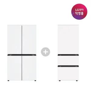 [LG][LG전자 직영] LG 디오스 세트상품 T876MQQ012+Z330MQQF11 (냉장고+김치냉장고)