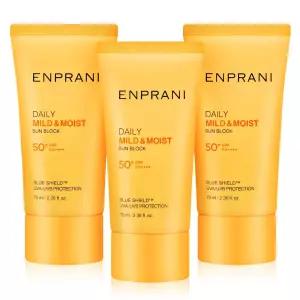 엔프라니 데일리 대용량 선크림 70ml 3개 얼굴 바디 선블록 자외선차단제 SPF50+ PA++++