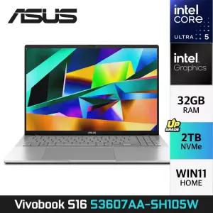 ASUS Vivobook S16 S3607AA-SH105W Ultra5 OLED 휴대용노트북 WIN11 32GB 2TB YO