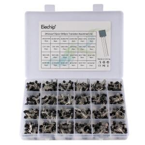 200-900PCS TO-92 트랜지스터 키트 분류 상자 BC547 BC327 2N2222 3904 C945 PNP/NPN 세트 전자