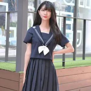 교복몰 얼음공주 네이비 일본여고생 세라복 (반팔)
