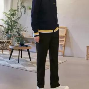 교복몰 허리밴딩 기능성 교복바지 교복 학생 (블랙)